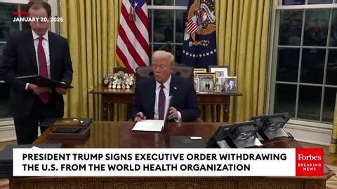 President Trump announces exit from WHO