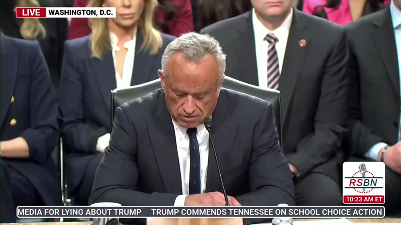 RSBN - RFK Jr. Opening Remarks at Senate Confirmation Hearing for HHS Secretary - 1-29-25