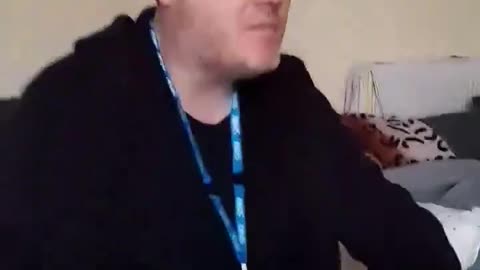 British police and a psychologist showed up at this man's home because he had posted on ...