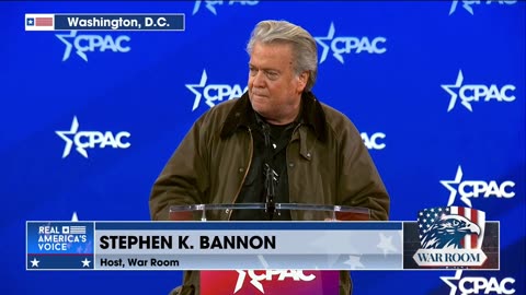 Steve Bannon Takes Kash Patel Confirmation Victory Lap At CPAC