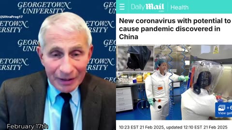 A few days ago, Doctor Fauci said his worst nightmare is the evolution of a brand new virus.