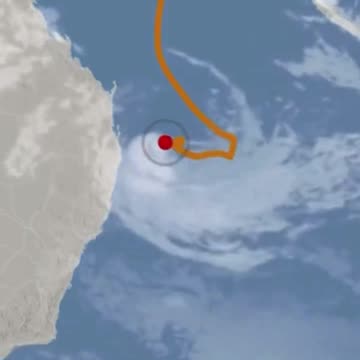 Cyclone Alfred Tracking Map.