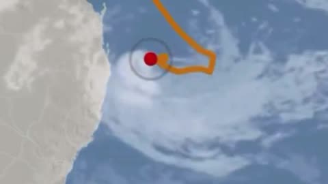 Cyclone Alfred Tracking Map.