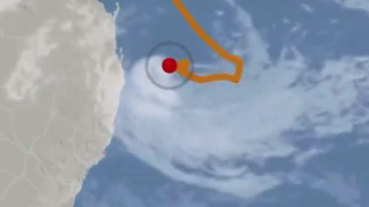 Cyclone Alfred Tracking Map.