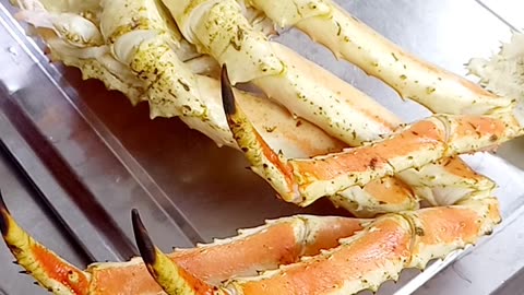 King Crab cooking