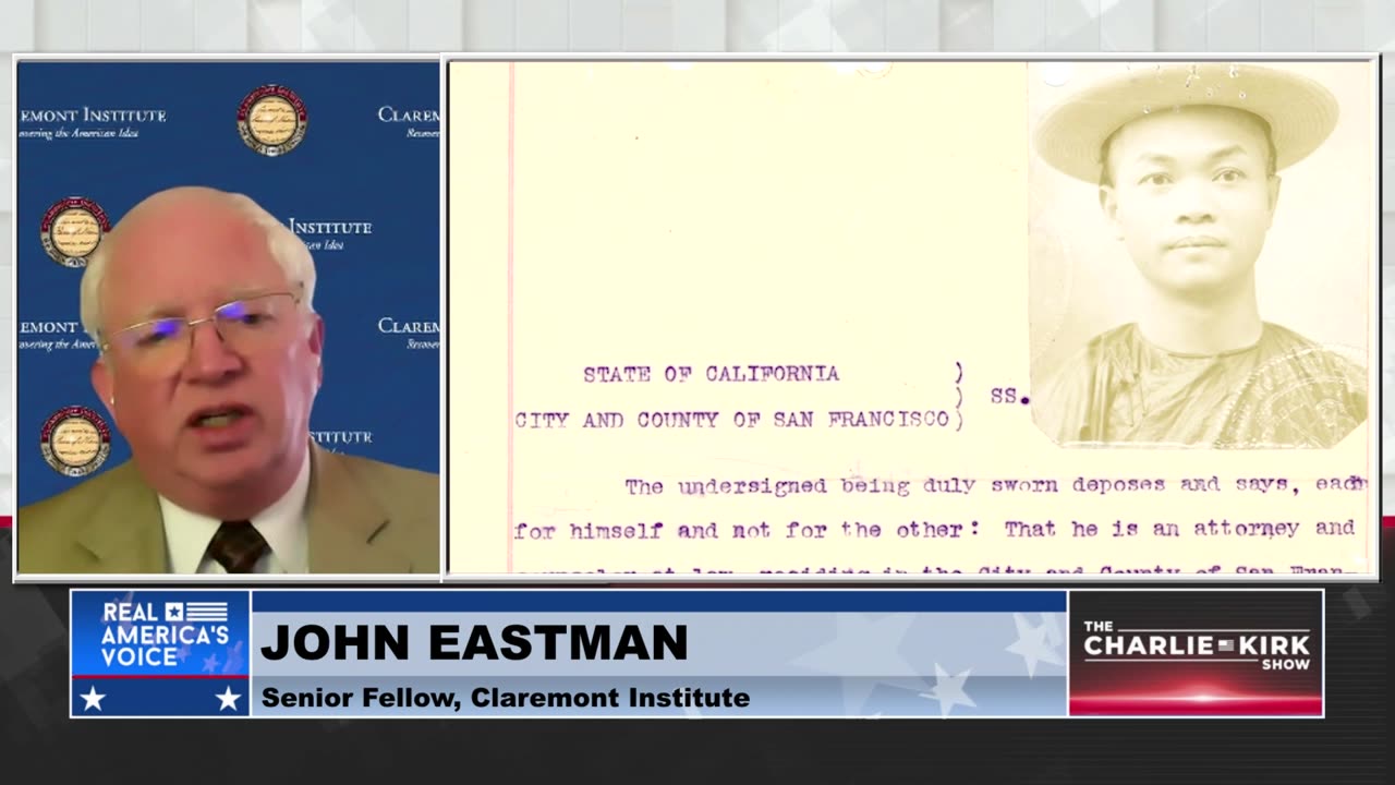 John Eastman Debunks the Birthright Citizenship Scam & Explains Why It's Unconstitutional