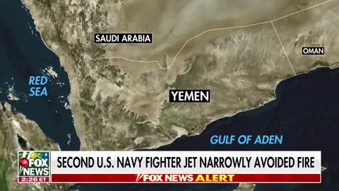 Another US fighter jet nearly shot down by 'friendly fire' over the Red Sea