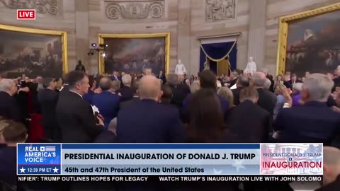 PRESIDENT TRUMP CONCLUDES INAUGURATION SPEECH