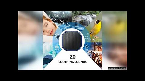 Magicteam Sound Machine White Noise Machine with 20 Non Looping Natural Soothing Review