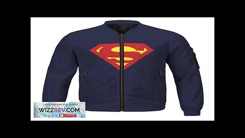 Man Of Steel Superman Logo Minimalistic Design Bomber Jacket Review