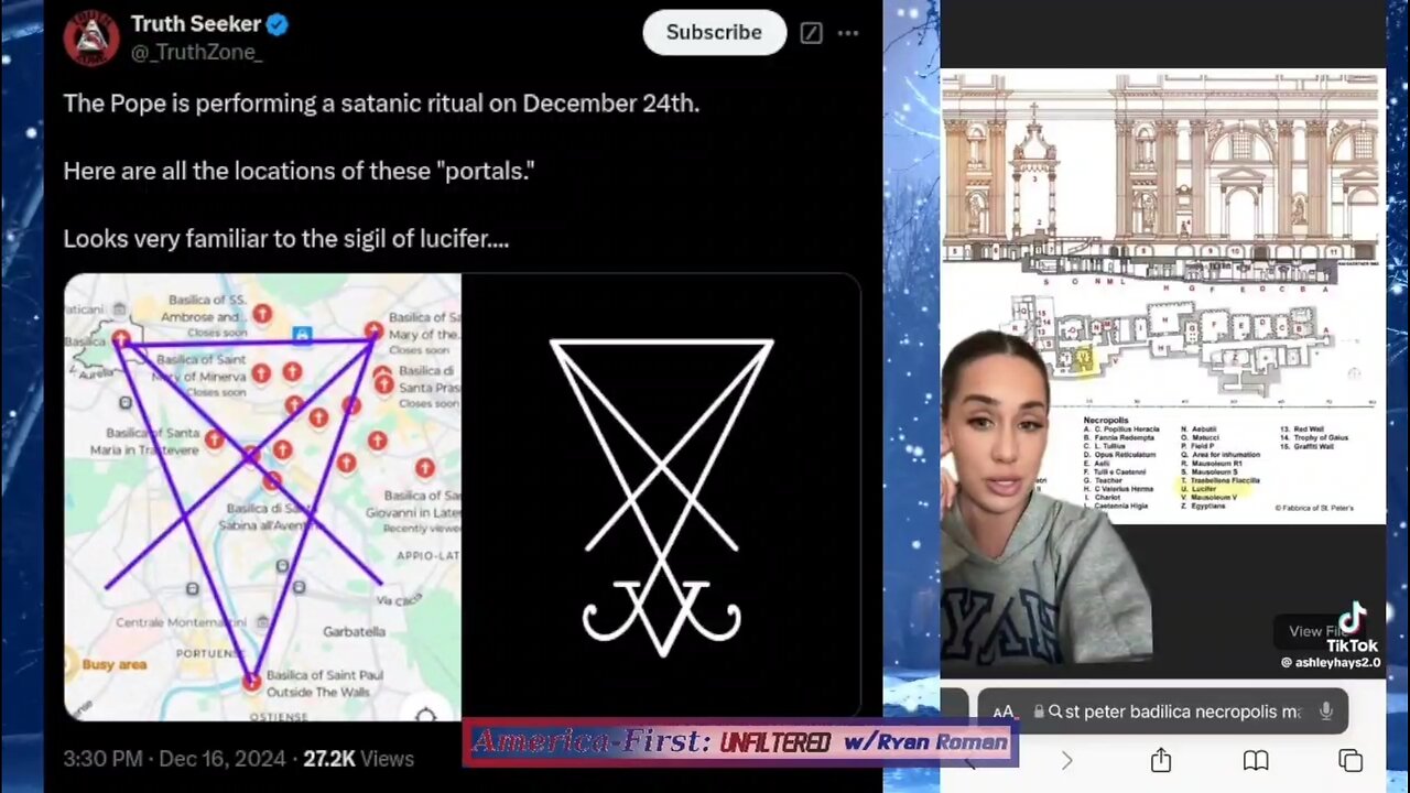 EXPOSED: Pope Opens 5 Demonic/Satanic Portals on Christmas Eve | FULL BREAKDOWN! | AFU