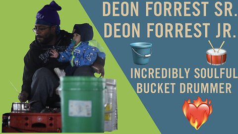 💘 Valentine's Day Weekend ❤️‍🔥 Incredibly SOULFUL bucket drummer 🥁 greektownhotbox 🪣 Deon Forrest 👨🏾