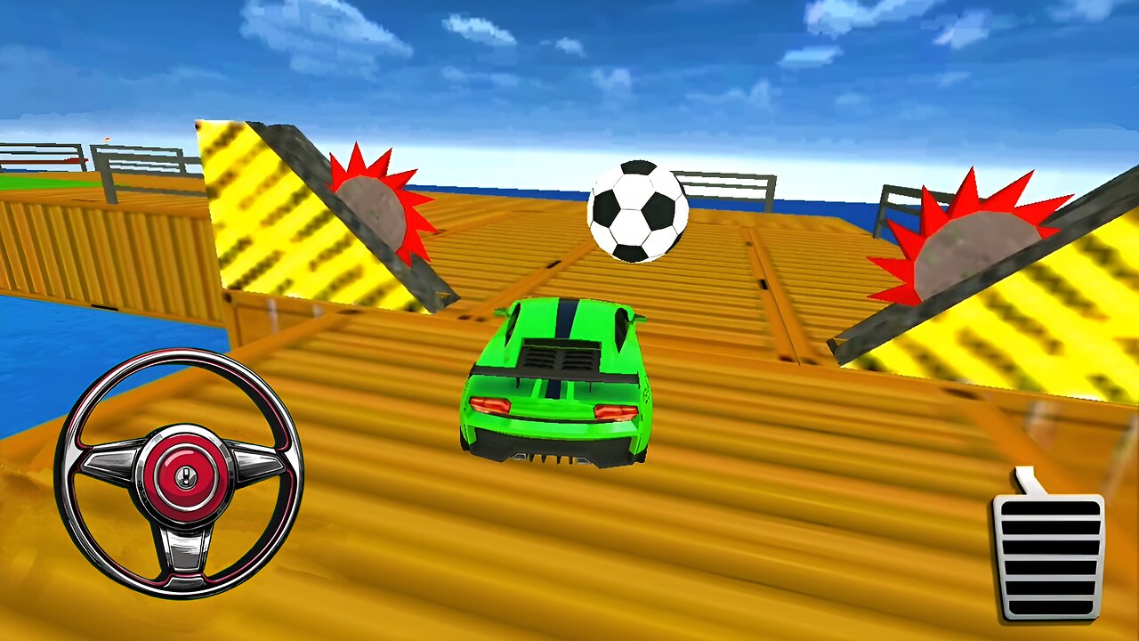 Crazy Car Megha Ramp 3D - Car Games 3D - Ramp Car Stunts Free - Android Gameplay 🔥