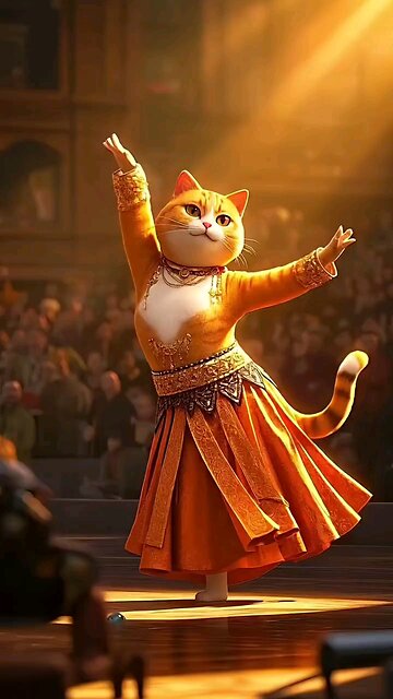 cut cat Dance #cat #dance