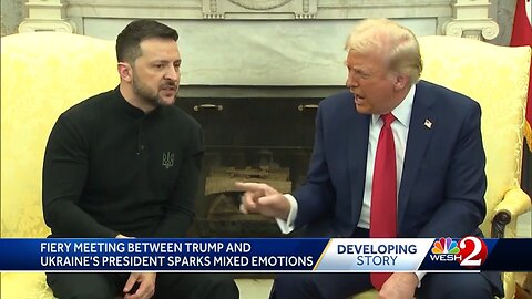 president trump and zelensky got in a heated argument!!