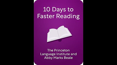 10 Days to Faster Reading by Abby Marks-Beale | Summary