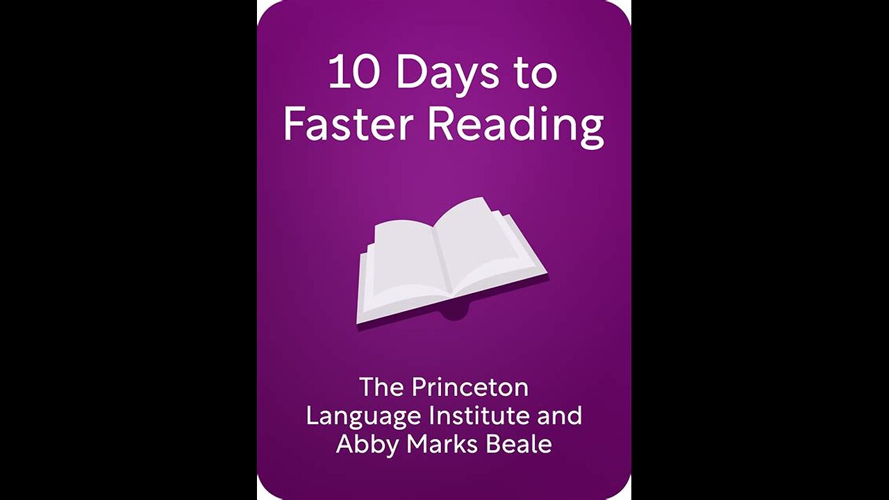 10 Days to Faster Reading by Abby Marks-Beale | Summary