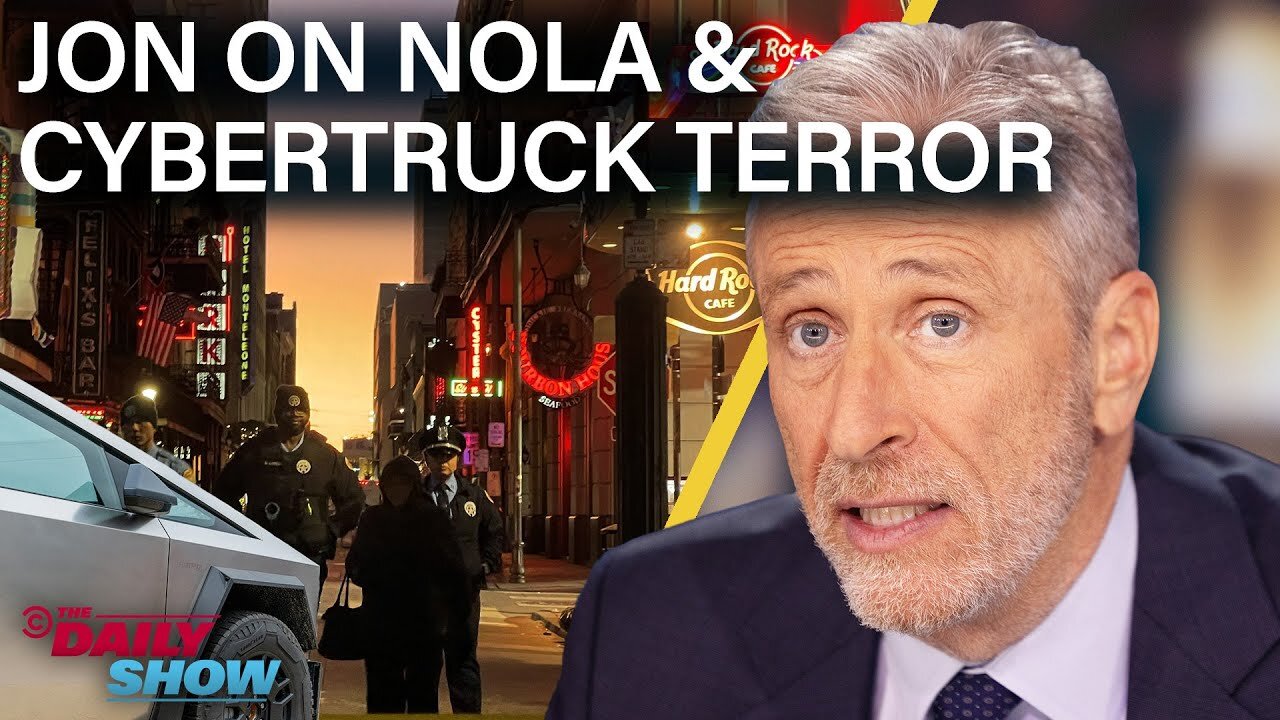 Jon Stewart Unpacks The NOLA and Cybertruck Attacks & An Unusually Civil Jan. 6 | Jon Stewart