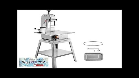 VEVOR 850W Commercial Electric Meat Bandsaw Stainless Steel Bone Sawing Machine Review