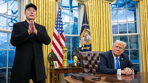 Musk and Trump, Both in Oval Office, Defend Aggressive DOGE Cost Cuts