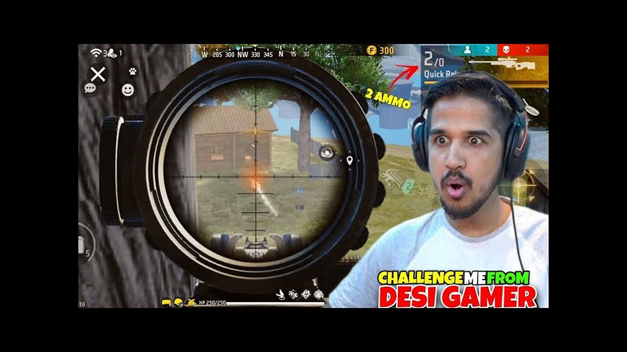 Amitbhai @desigamer challenge Me !! Free fire