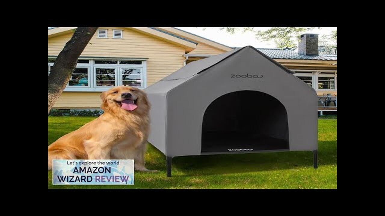 36" Large Dog House Dog House for Large Dog Indoor or Outside Review