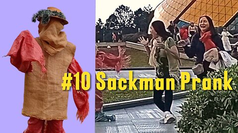 #10 Sackman Prank Video That Will Leave You in Shock !! Art Born Trash #PrankyClown