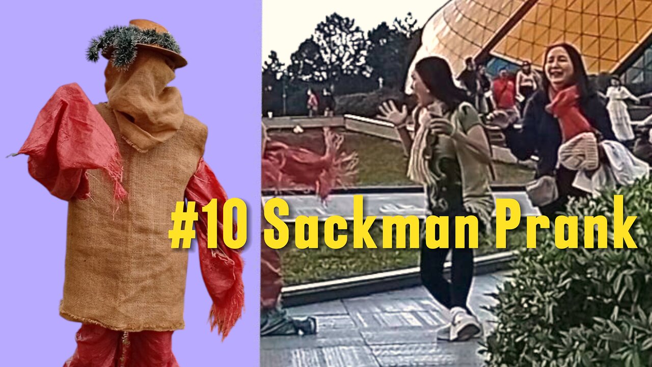 #10 Sackman Prank Video That Will Leave You in Shock !! Art Born Trash #PrankyClown