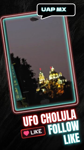 Intriguing UFO over the Pyramids of Cholula MX - January 22, 2025