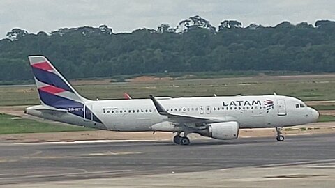 Airbus A320 PR-MYX coming from Brasília to Manaus