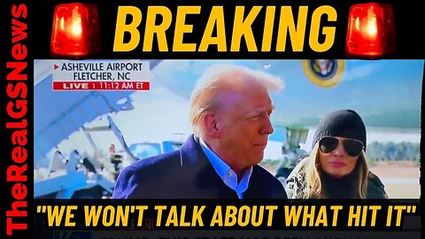 ⚠️ "SOMETHING HIT" LOS ANGELES - DONALD ISSUES WARNING ON LIVE TV / MAJOR WAR INFO