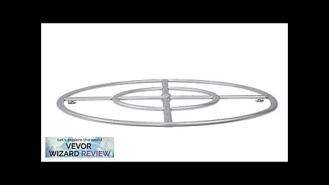 VEVOR 24 inch Round Drop-in Fire Pit Pan Stainless Steel Fire Pit Review