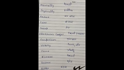 paragraph vocabulary words # Manglagarg