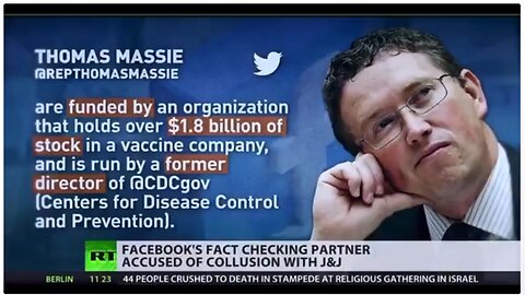 Facebook fact checkers are funded by Vaccine Company Johnson and Johnson