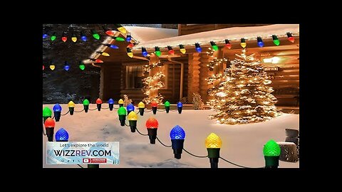 Newest Solar Christmas Pathway Lights Outdoor 20 LED C9 Christmas Lights Review