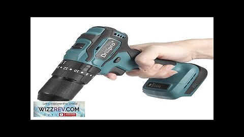 Drillpro 10mm/13mm Cordless Brushless Impact Drill Driver Rechargable Electric Screwdriver Review