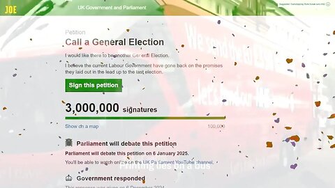 UK Petition for General Election Explodes to 3 million Signatures