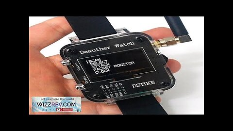 DSTIKE Deauther Watch V3S Internet of Things IOT Security Test Watch Hacker Review