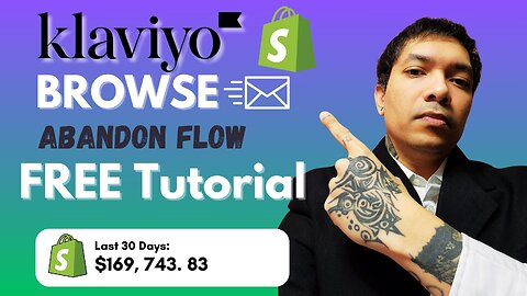 Klaviyo Browse Abandon Flow Free Tutorial