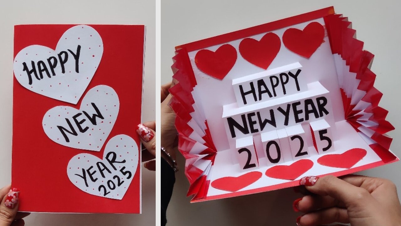 Happy New Year! MOST Creative POP UP Greeting Card Ideas!