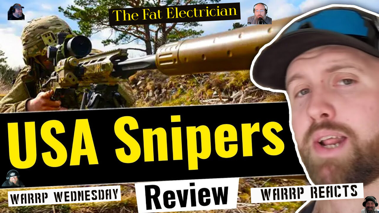 IT'S WARRP WEDNESDAY! We React To USA Snipers By The Fat Electrician!!!