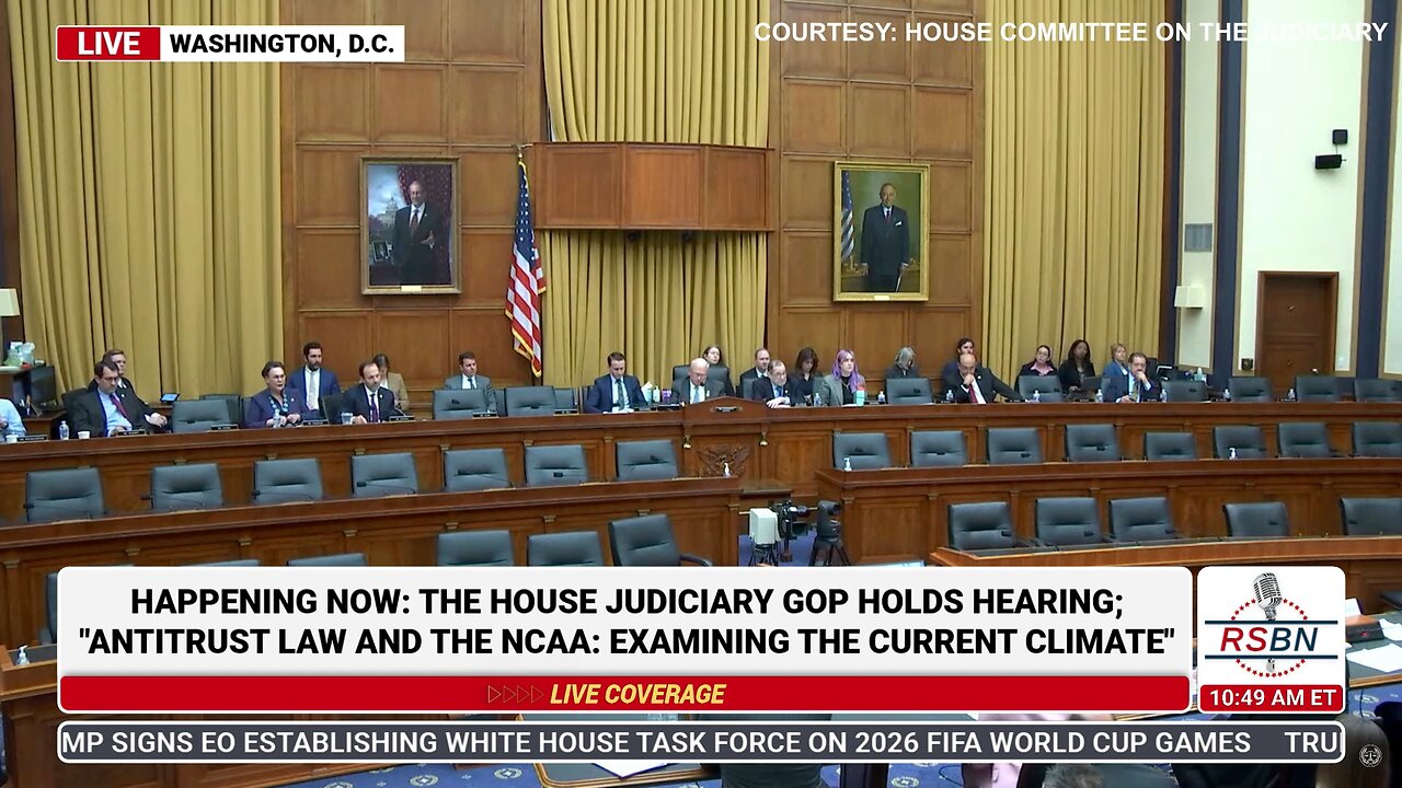WATCH: House Judiciary Hearing on Antitrust Law and the NCAA - 3/11/25