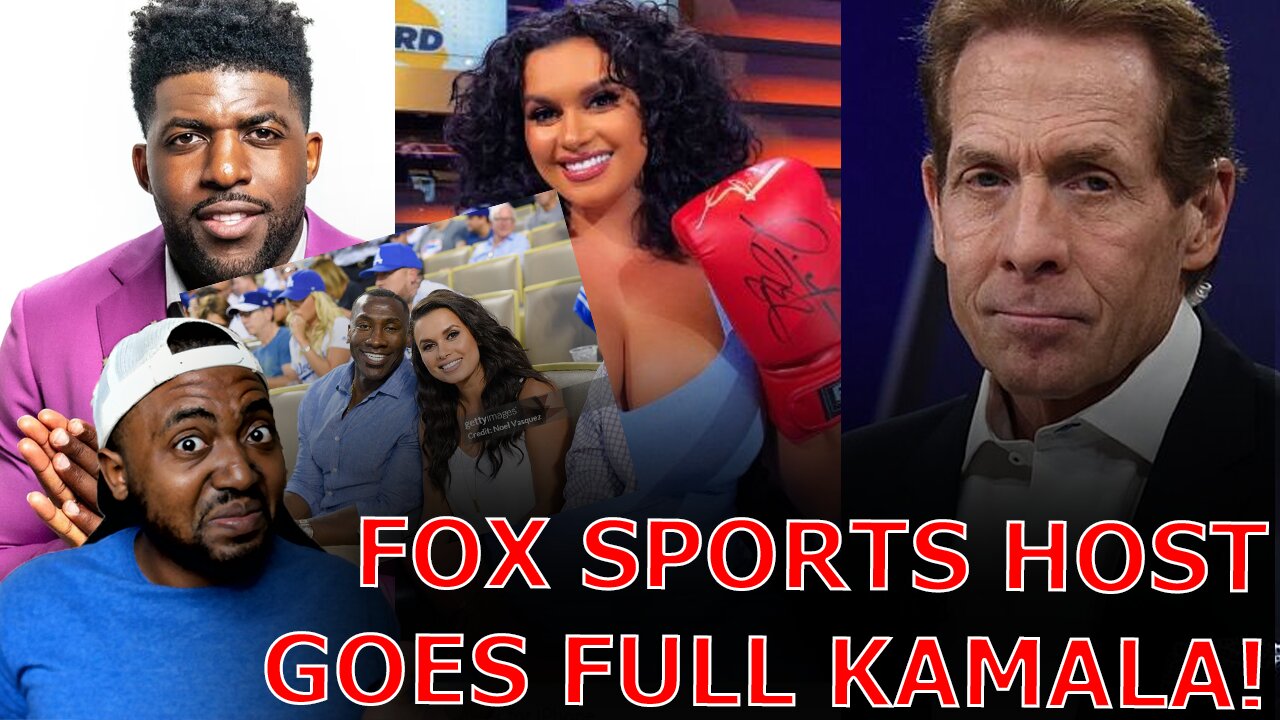 WOKE Fox Sports Anchor EXPOSED Going Full Kamala Harris In BOMBSHELL Lawsuit Against Skip Bayless!