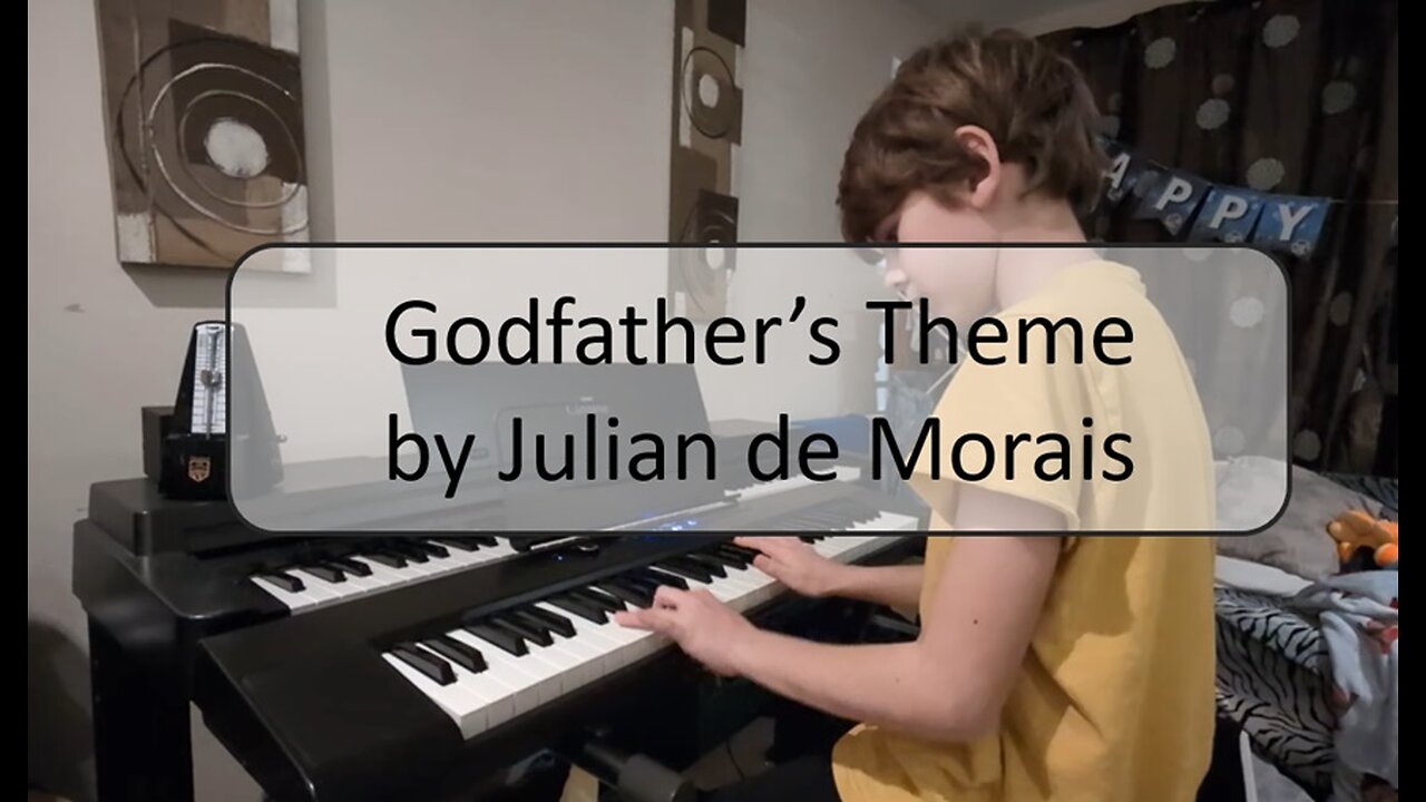 Young Pianist Nails The Godfather Theme!