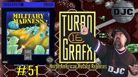 Turbografx 16 - North American HuCard Releases #51 - "MILITARY MADNESS"