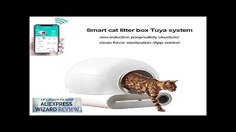 Automatic Smart Cat Litter Box Closed Cat Litter Box Self Cleaning Application Review