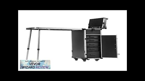 VEVOR Professional Makeup Train Case Aluminum Cosmetic Case Workbench With Supporting Legs Review