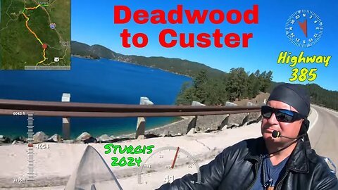 Sturgis Deadwood to Custer Motorcycle Ride on 385 / Sturgis Motorcycle Rally