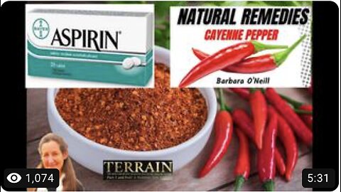 'Barbara O'Neill' (Australia): Cayenne Pepper or Aspirin? You choose! (Teaser/Trailer)