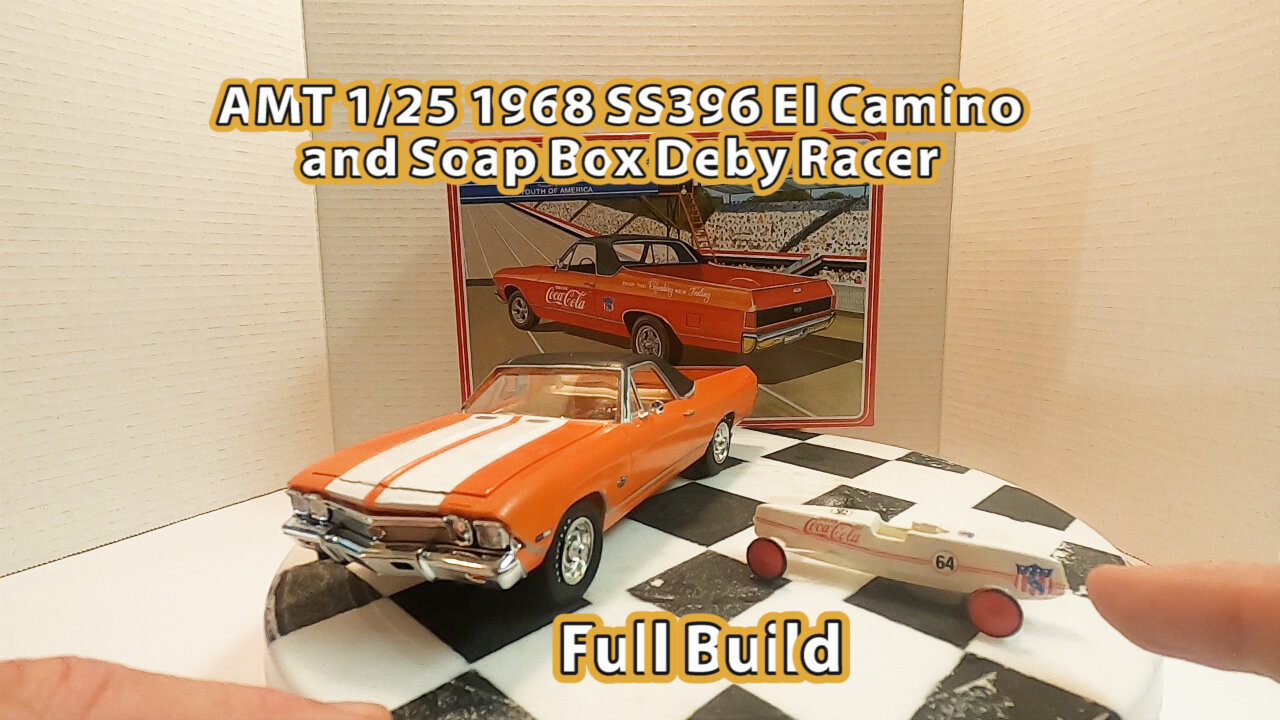 Full Build AMT 1968 SS 396 Chevrolet El Camino 1/25 scaleModel